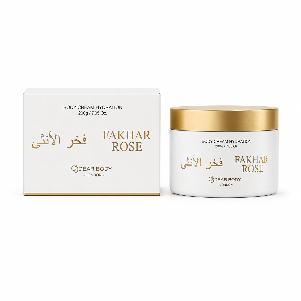 Creme Hidratante Fakhar Rose 250 g